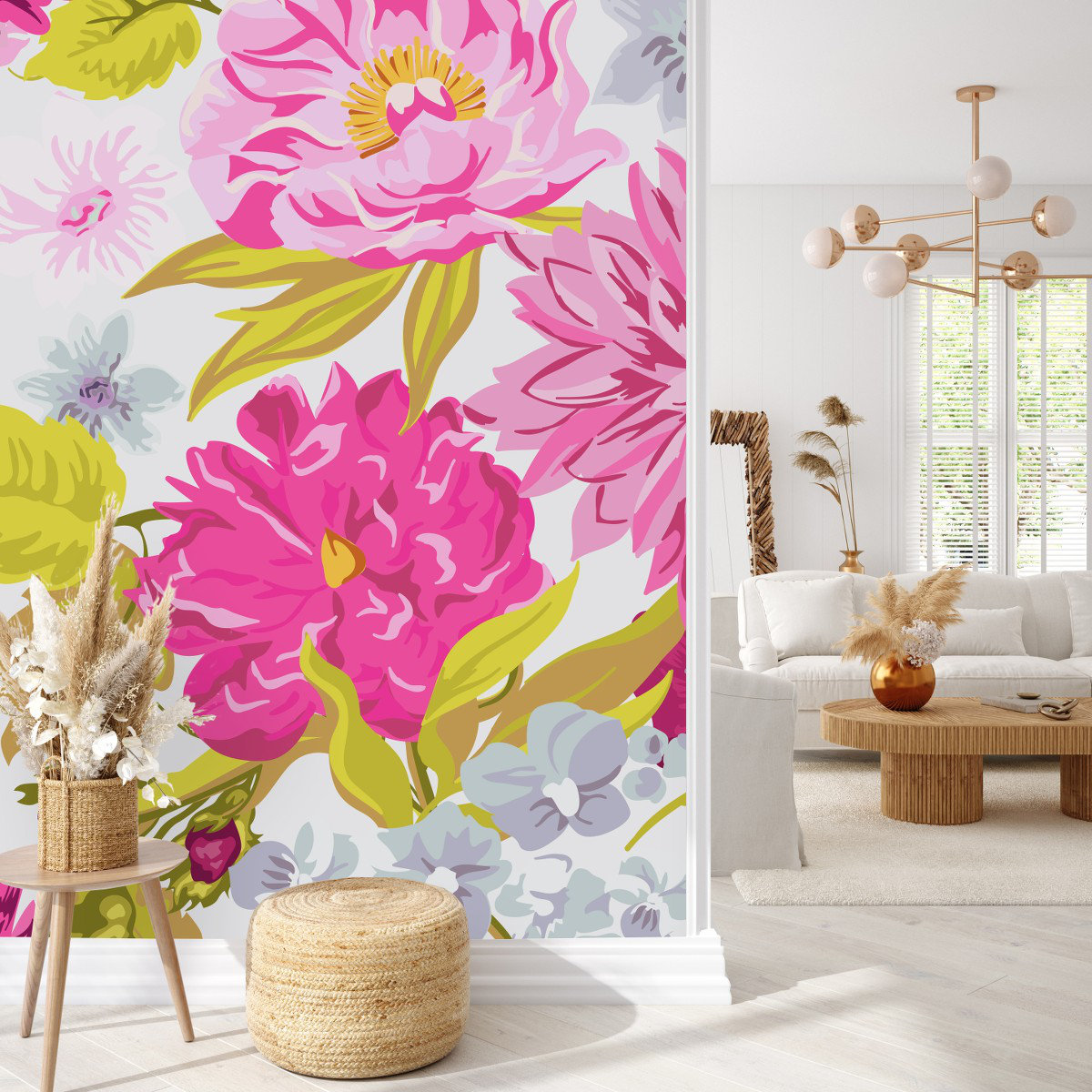 Bold Wallpaper  Bold Floral Wallpaper  Olenka Wallpaper Designs
