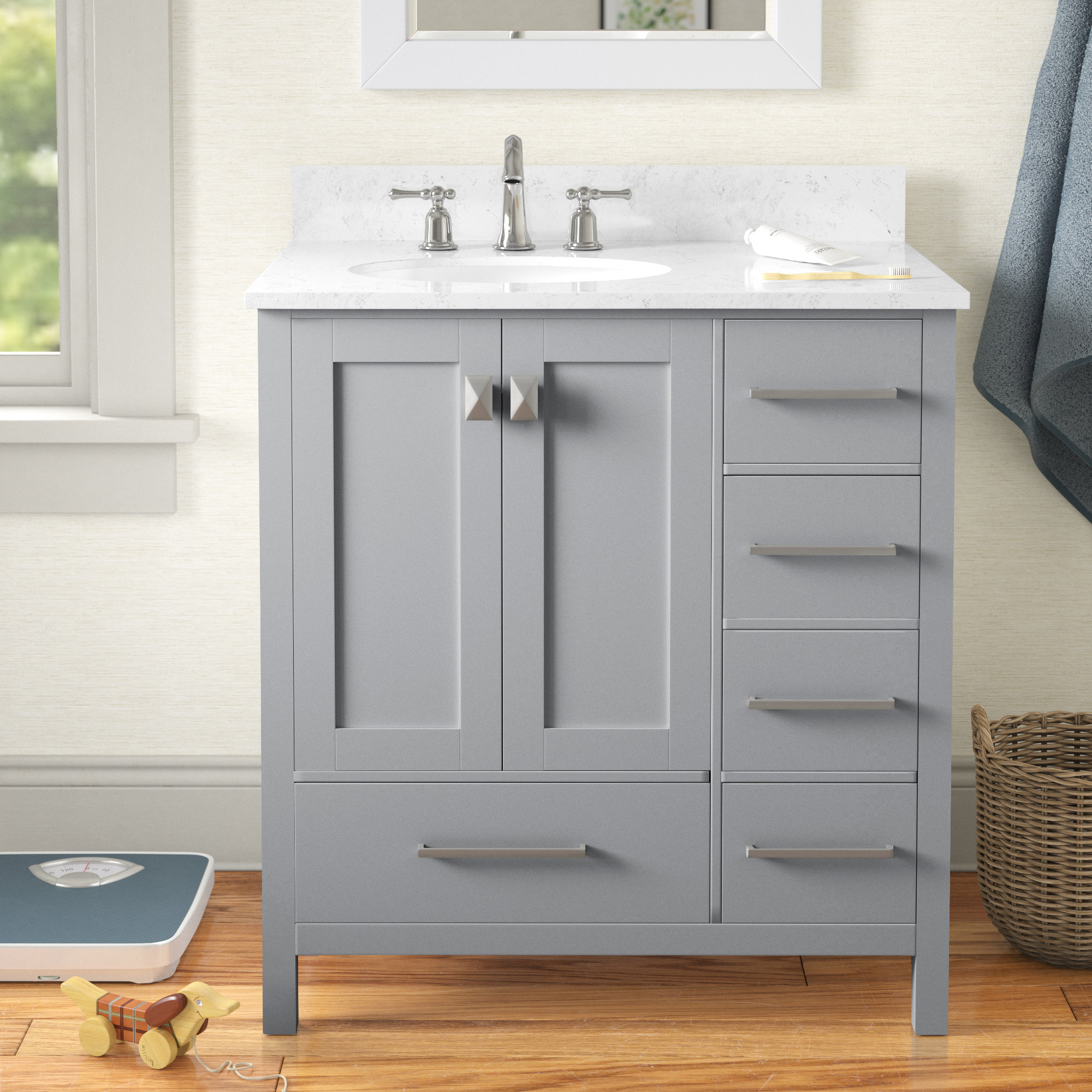 Andover Mills™ Brockington 32'' Freestanding Single Bathroom Vanity