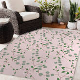 Lark Manor Mattalyn Green/Pink Indoor/Outdoor Rug & Reviews | Wayfair
