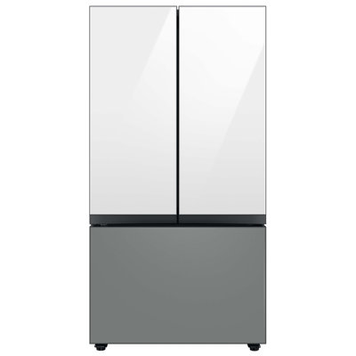Samsung ADA 30 Cu. Ft. Stainless Steel BESPOKE 3-Door French Door Refrigerator With AutoFill Water Pitcher -  RF30BB6200QL