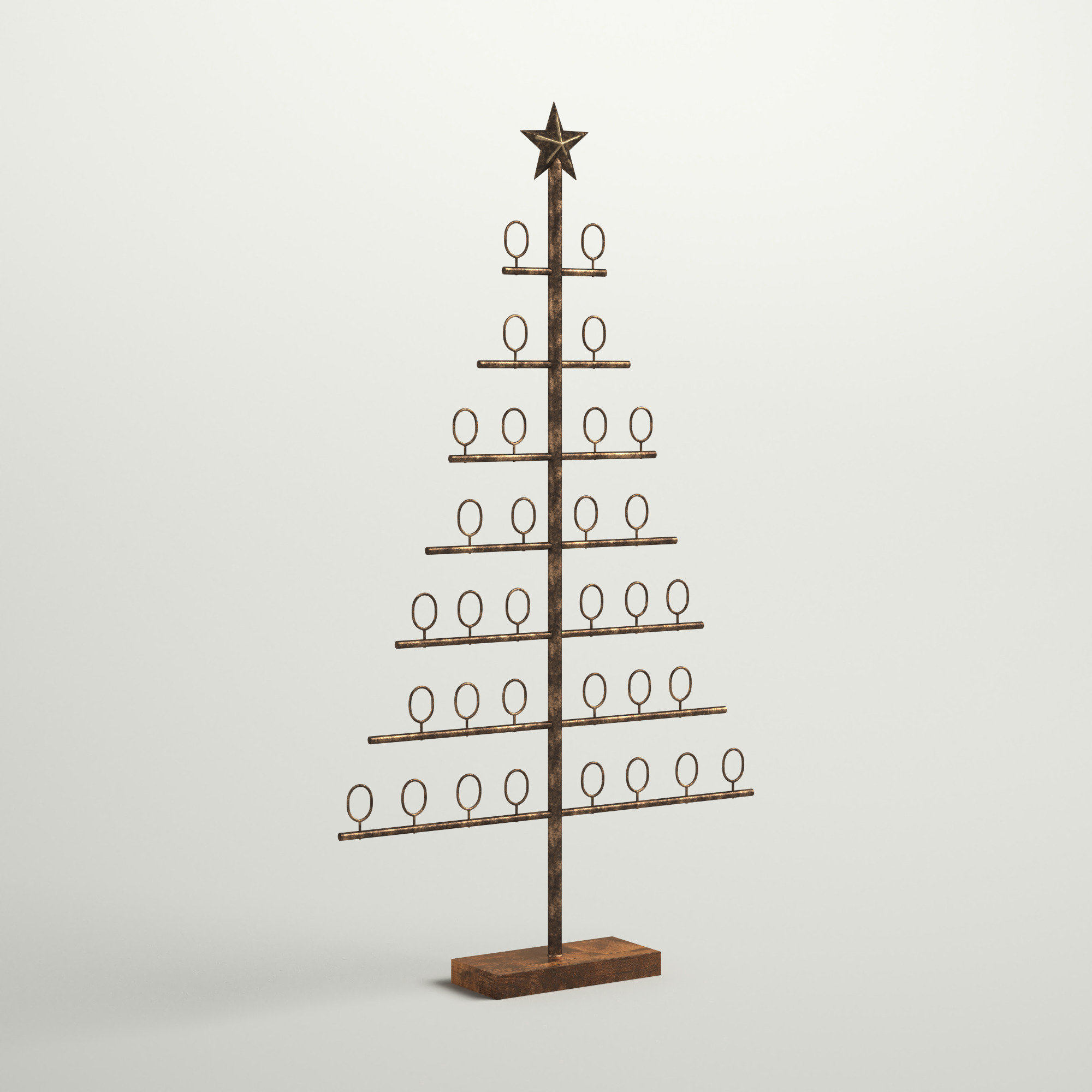 Three Posts™ Tree Christmas Card Holder & Reviews | Wayfair