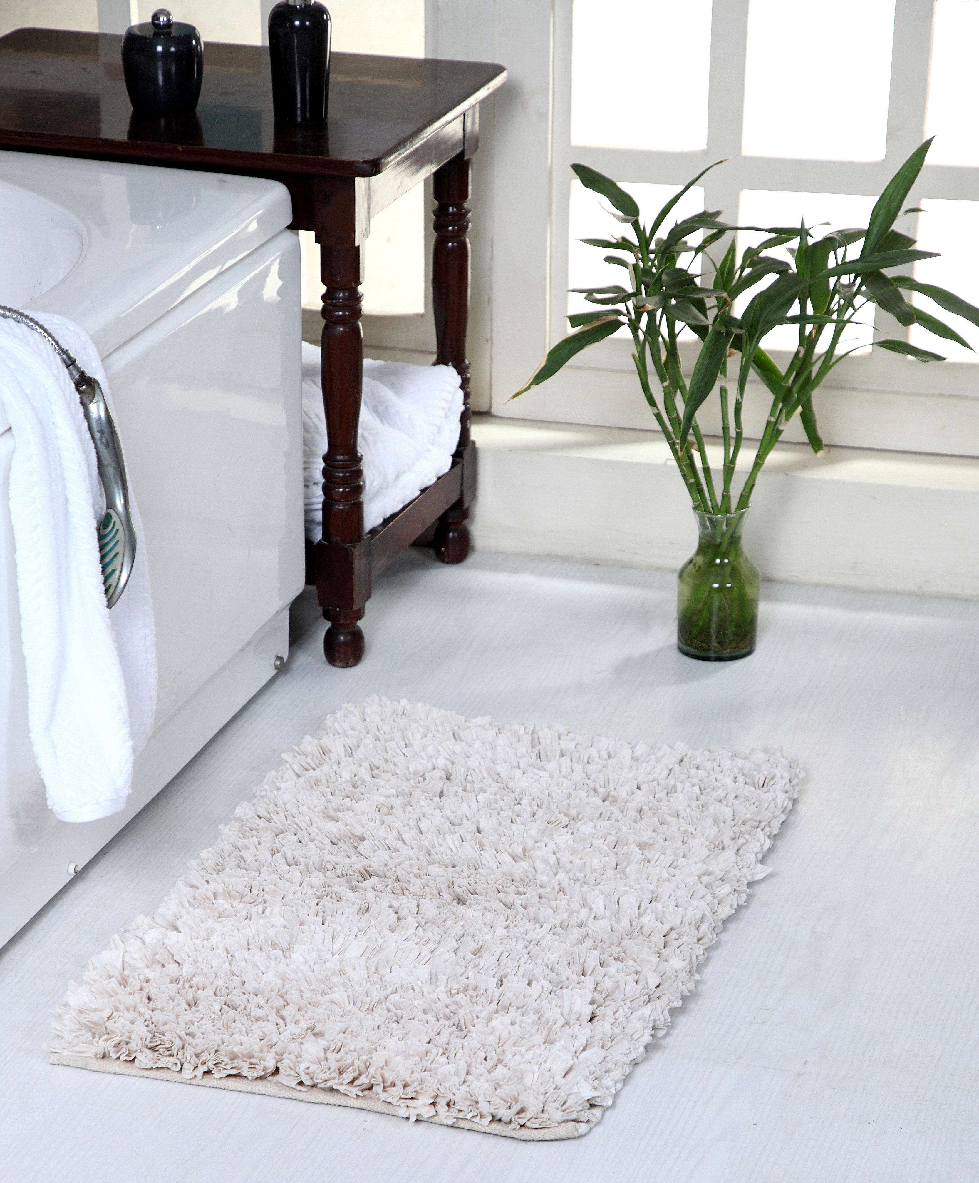 Ebern Designs Annalease Shaggy Accent Bath Rug & Reviews Wayfair