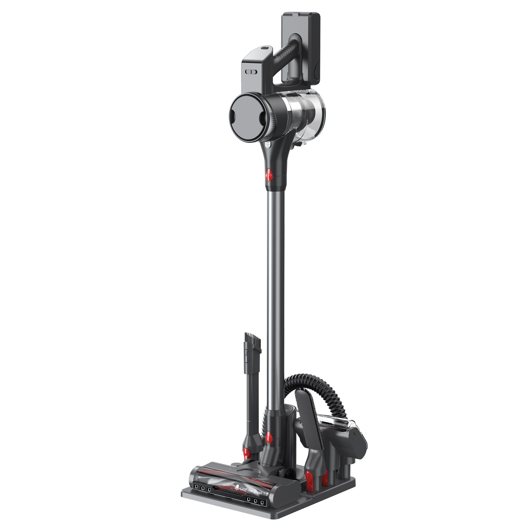 MOOSOO Tangle Free Cordless Vacuum With Iq Display, Powerful