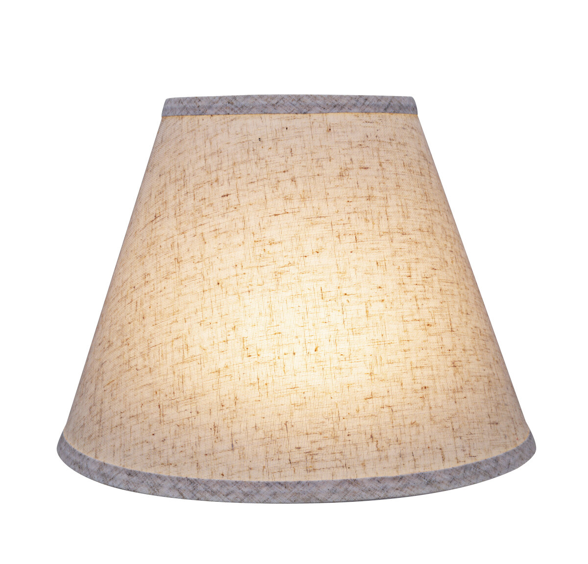 10" TRADITIONAL FULLY LINED  CREAM/GOLD TABLE LAMP SHADE 