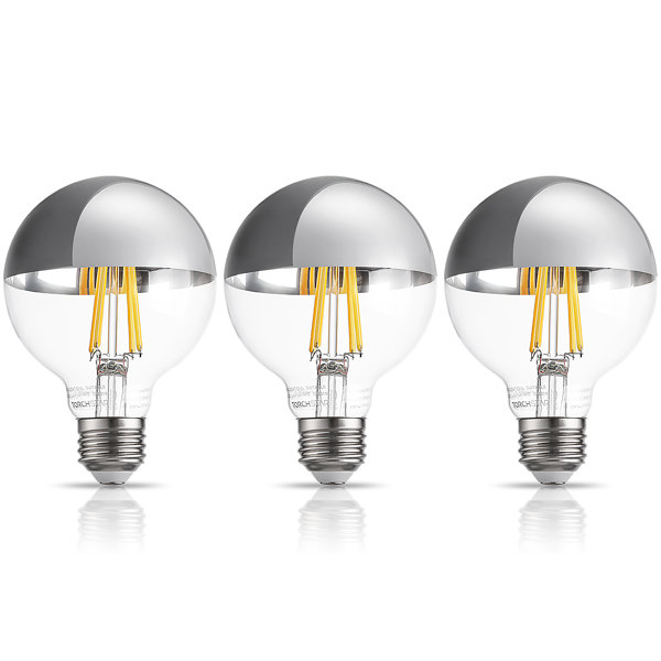 Half Chrome Light Bulbs | Wayfair