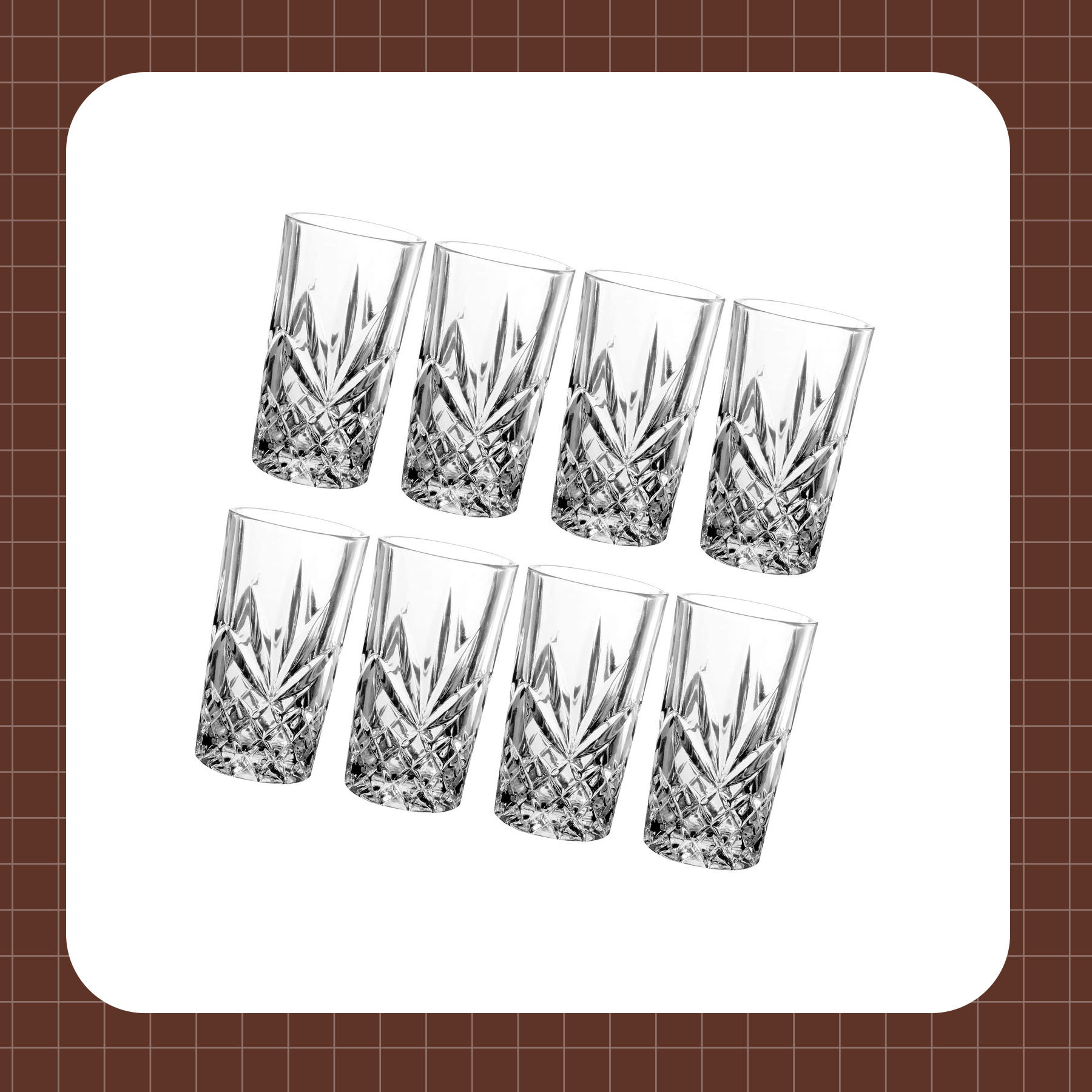 Eternal Night Spirits Glasses Snifters Round Clear Drinking Glass,Rock