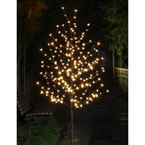 8FT Cherry Blossom Flower Tree 600L LED Light Tree Home Garden Christmas Decor 
