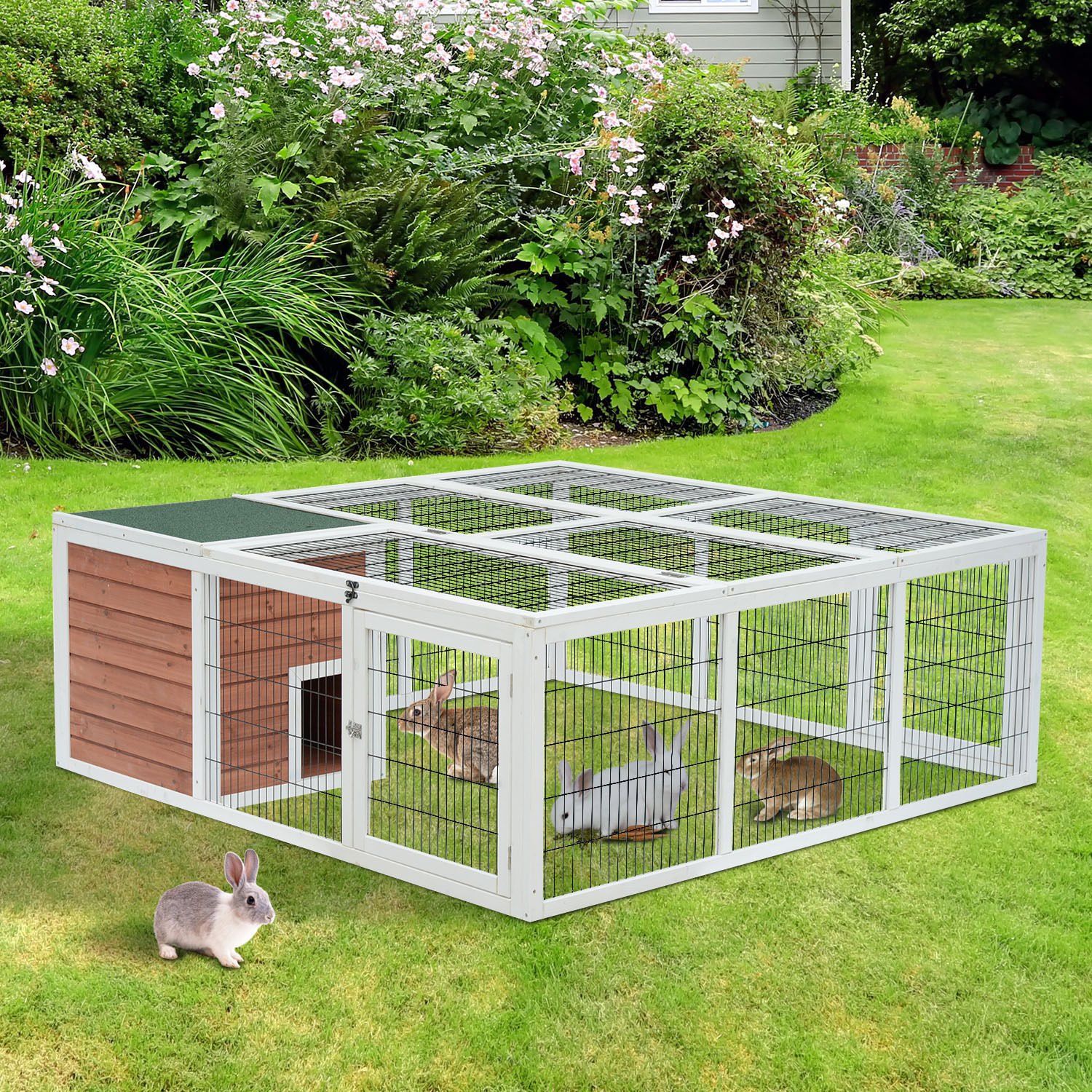Tucker Murphy Pet™ Germania Weather Resistant Rabbit Cage & Reviews ...
