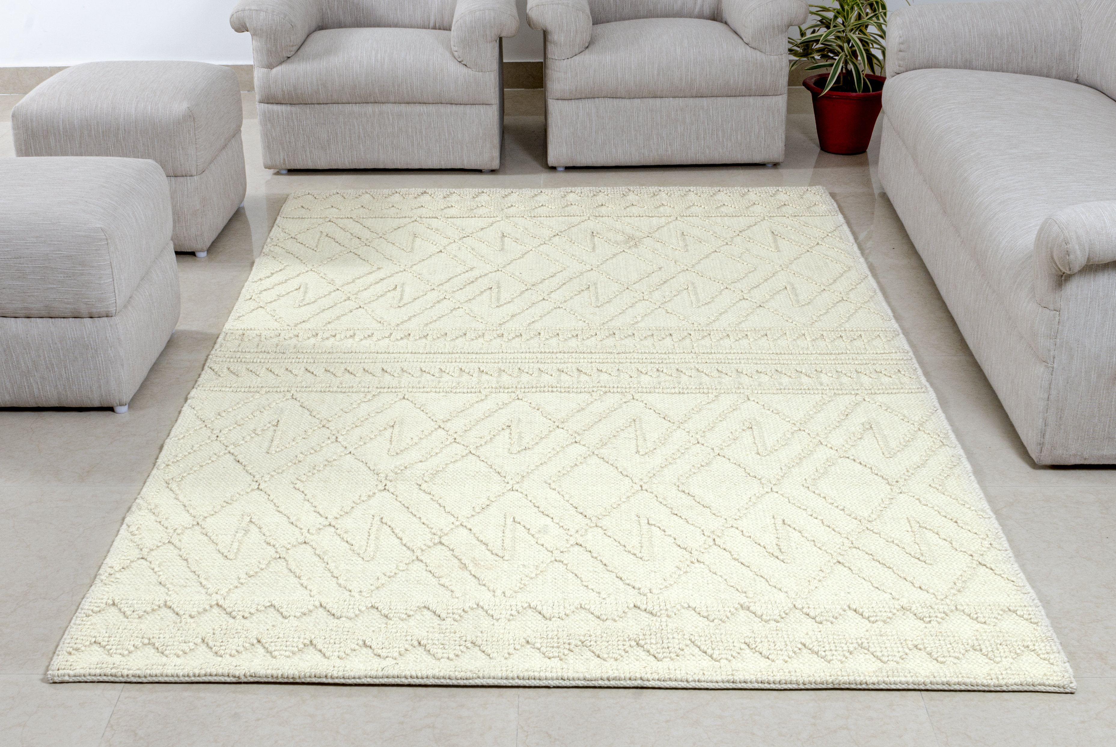 Tufty Home Handmade Flatweave Jute/Sisal Bleach Rug Wayfair