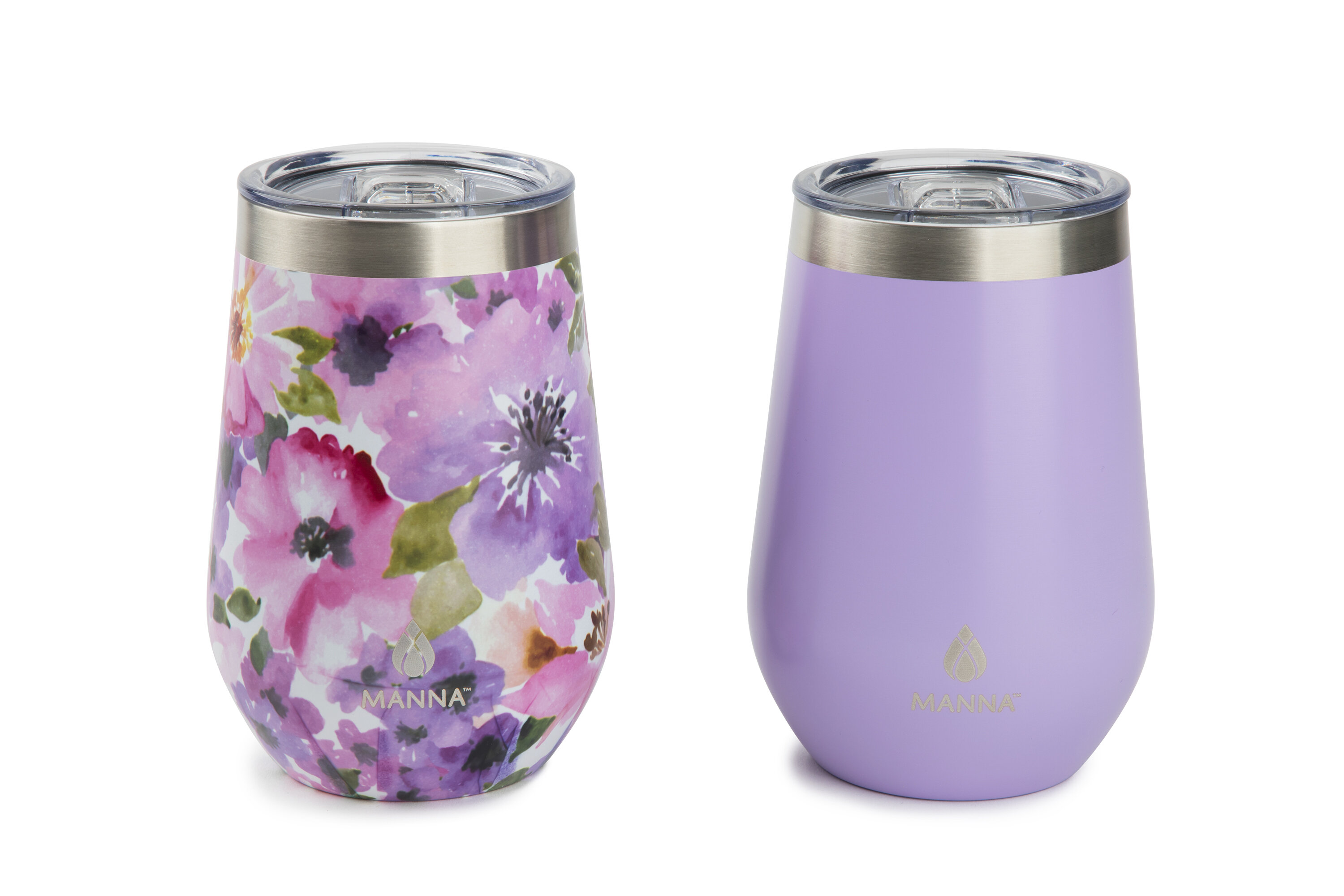double wall stainless steel in pink glitter 12 oz wine tumbler 