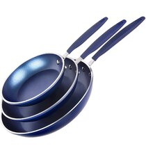 Ecolution Kitchen Extras 5-1/2-Inch Fry Pan Mini Blue 