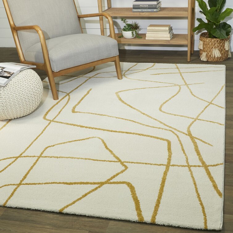 Minimalist Designed Floor Carpet Modern Geometric Abstract Colorful Modern Abstract Rugs for Living-room