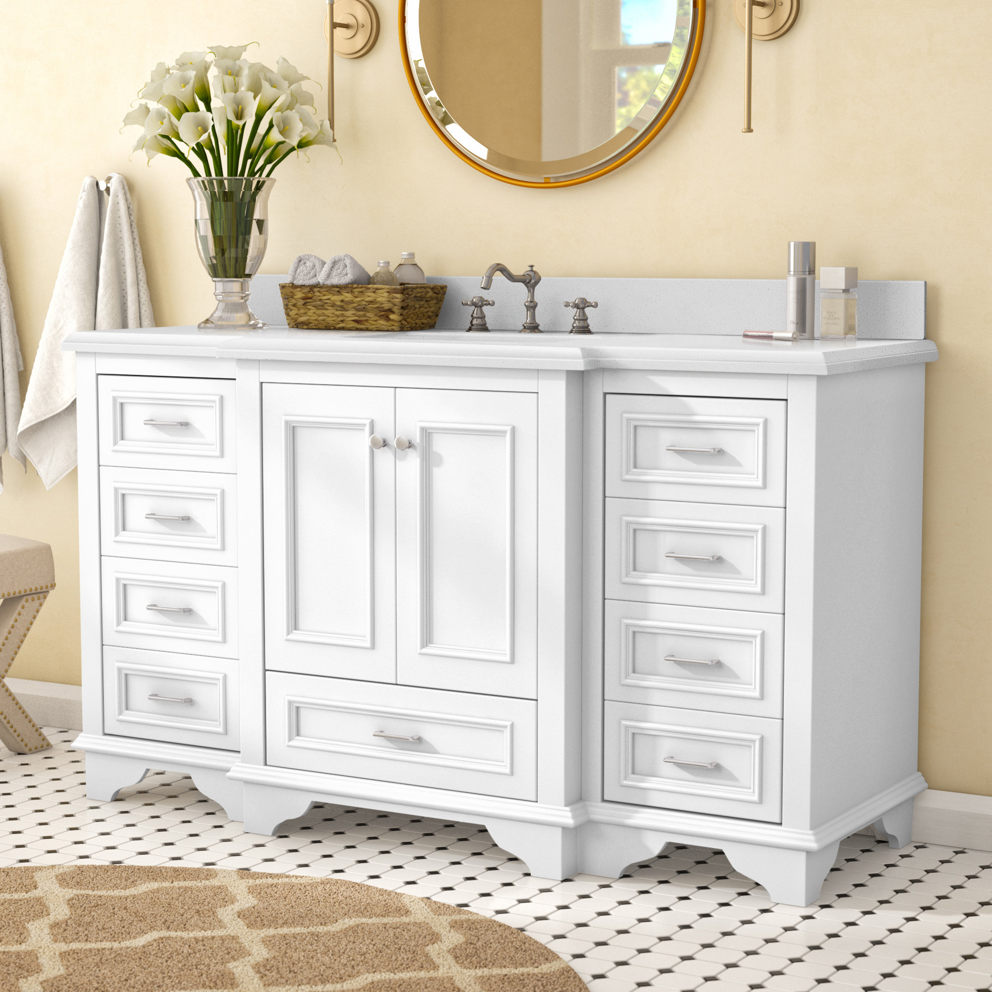 Lark Manor Loughlam 60" Single Bathroom Vanity Set & Reviews Wayfair