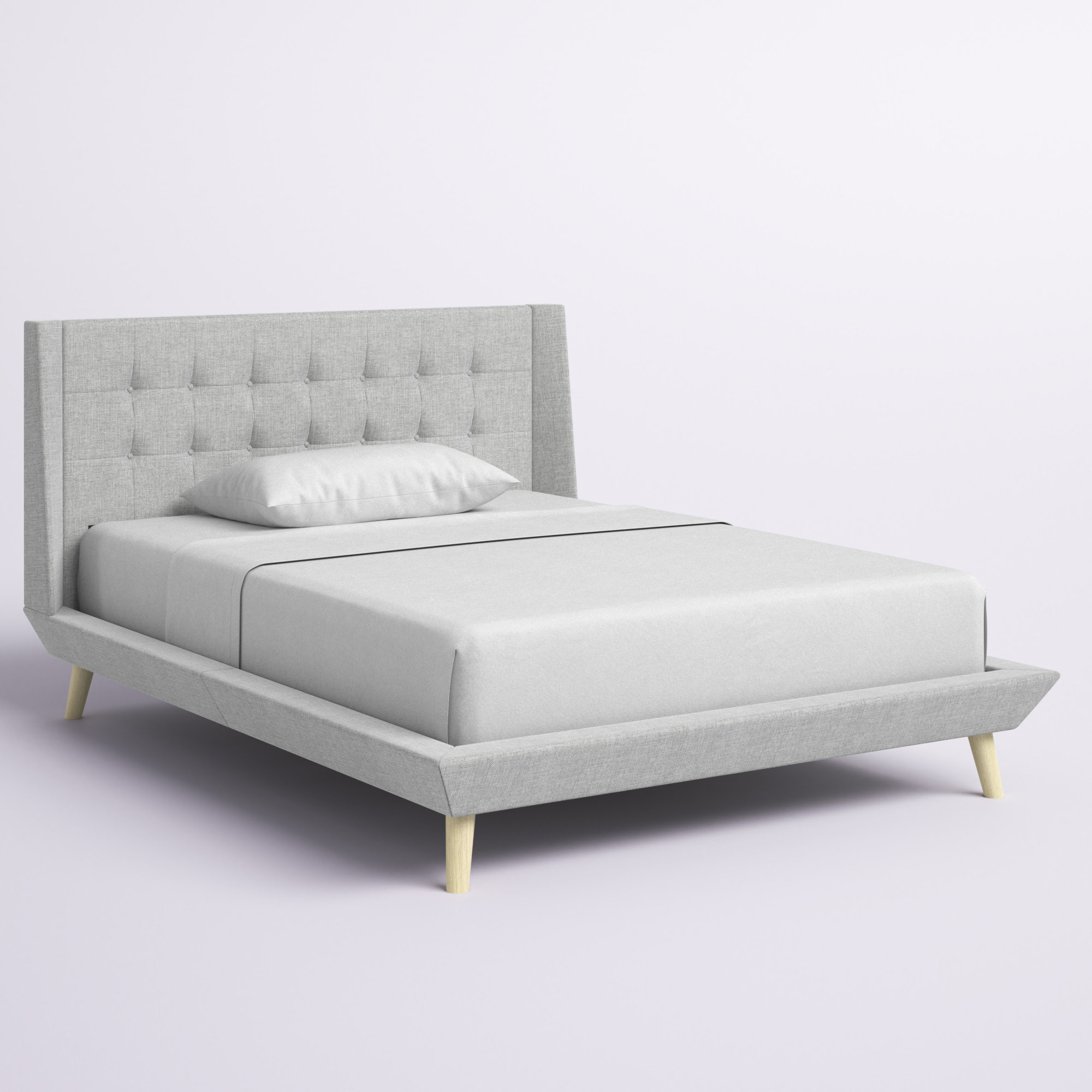 Hashtag Home Acker Upholstered Bed & Reviews Wayfair