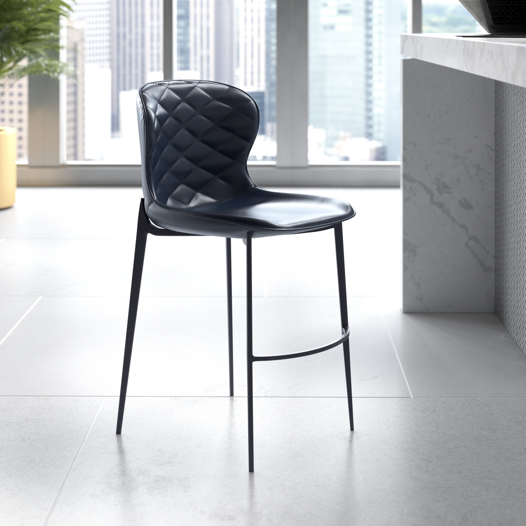Upper Square™ Albert Upholstered Bar & Counter Stool & Reviews | Wayfair
