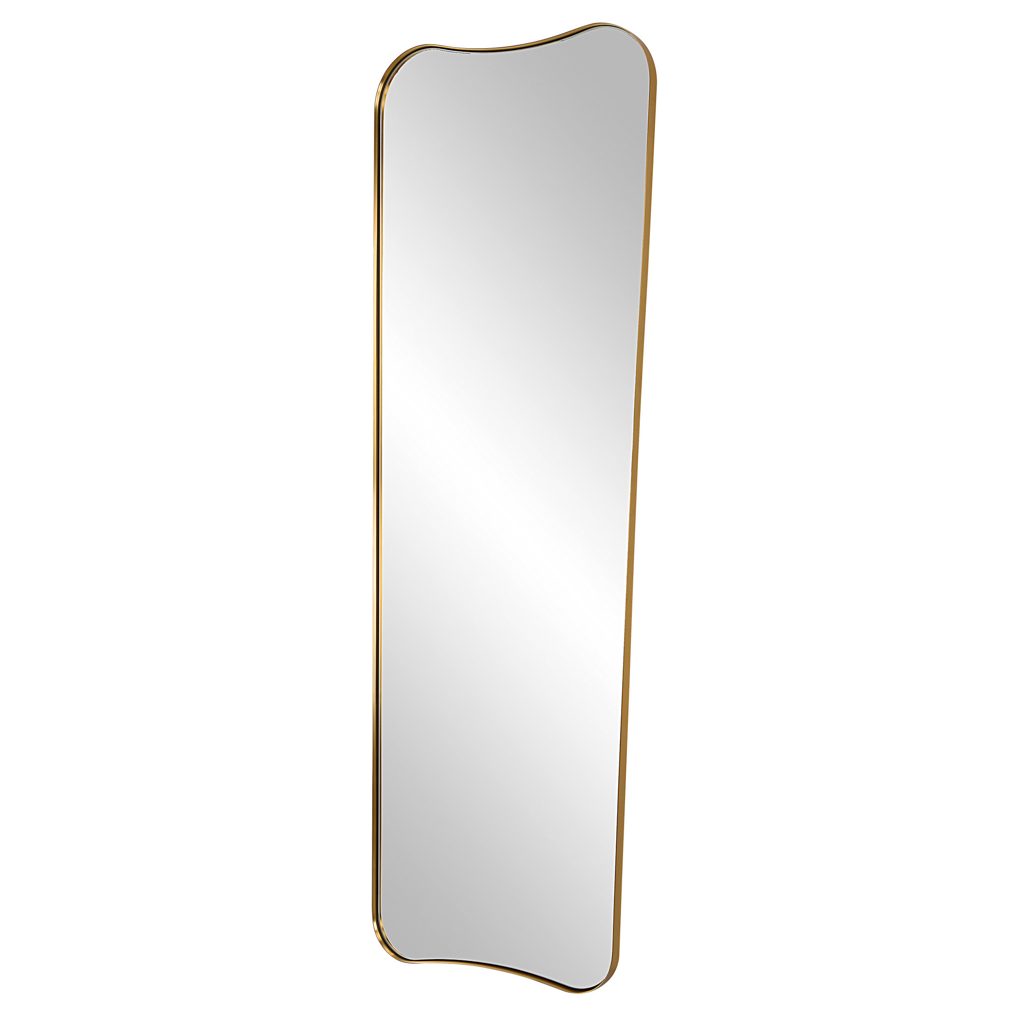 Joss & Main Capra Joss & Main Belvoir Large Antique Brass Mirror Wayfair