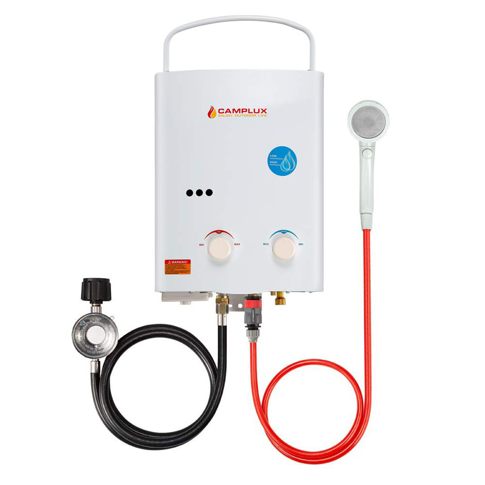 Chauffe-eau Sans Réservoir Camplux BD264P120 – 4 Ports, Portable, Camping, Neuf