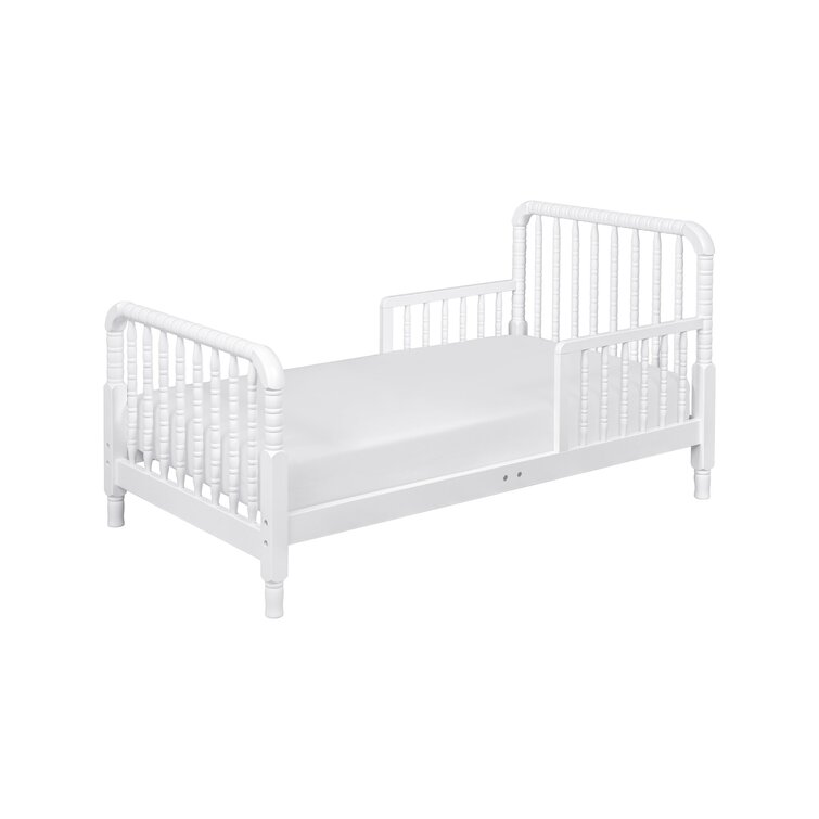 Classic Wooden Toddler Bed Kinder Valley White Solid Pine Wood Children's 