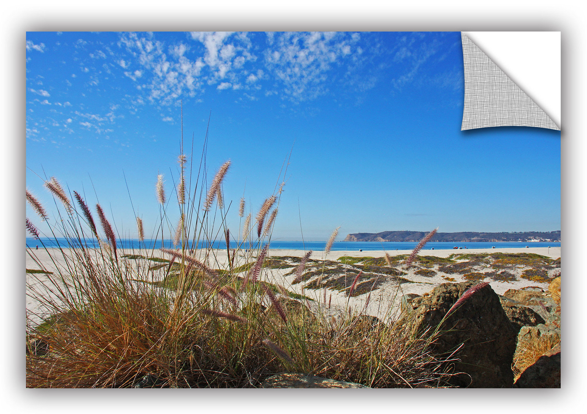 ArtWall Sea Oats and Dunes Removable Wall Decal Wayfair