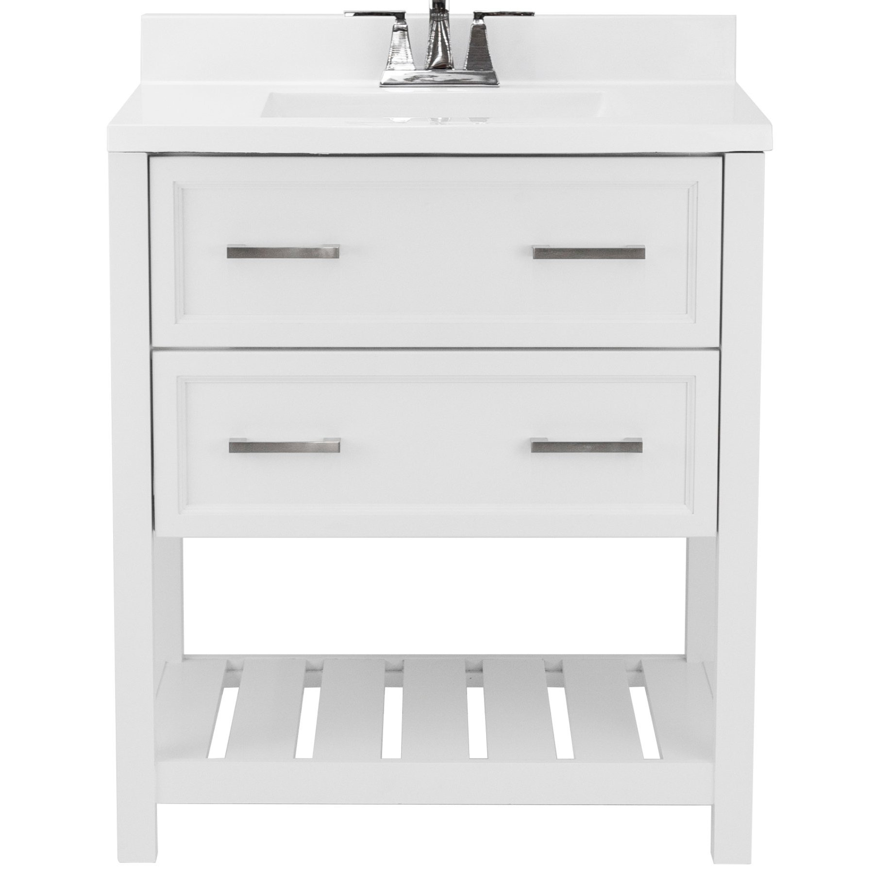 AmLuxx Milan 31'' Freestanding Single Bathroom Vanity with Solid