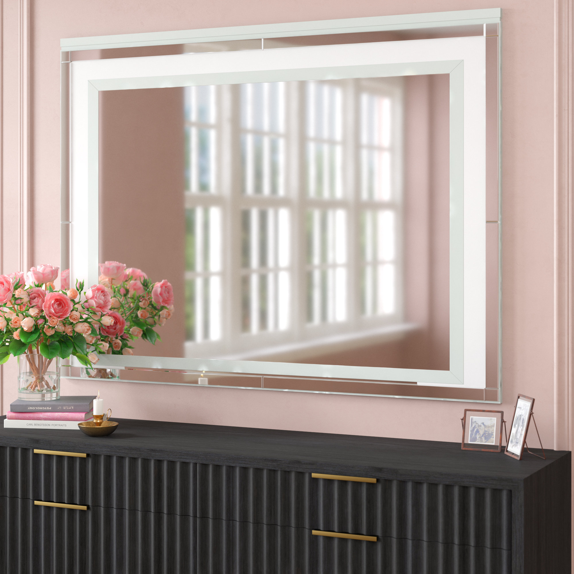 Rosdorf Park Bernardas Rectangle LED Dresser Mirror Wayfair