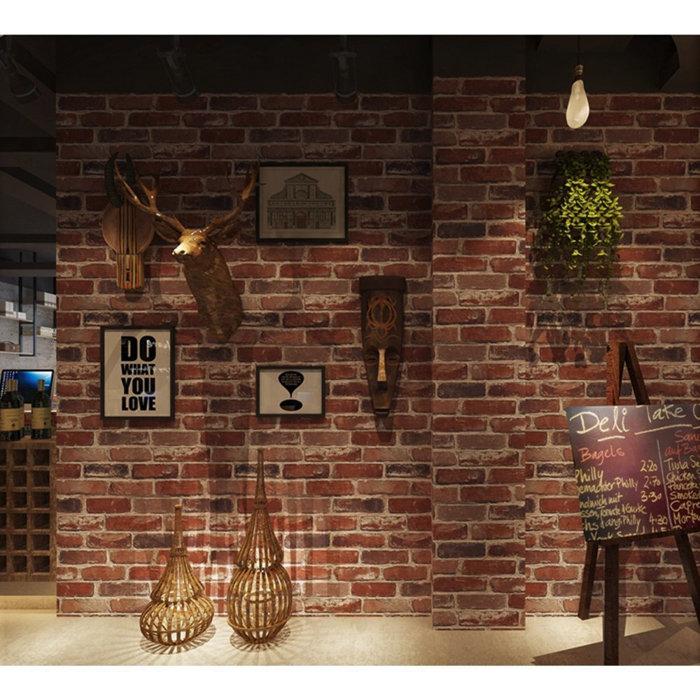 Latitude Run® Astraeus Brick Wallpaper & Reviews | Wayfair