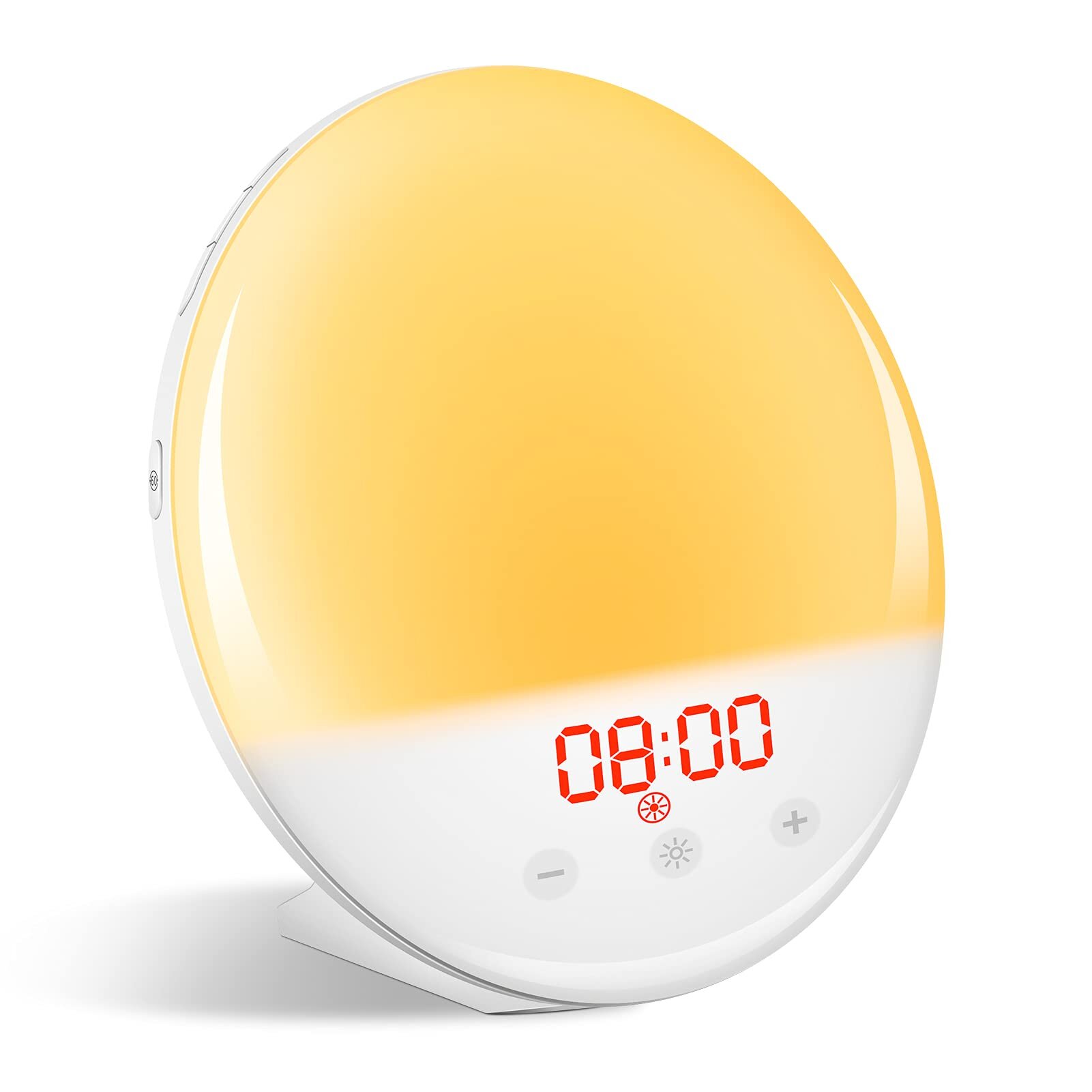 Up Light Wake 7 Colored Night Light/Sunrise Simulation & Sleep Aid Dual Alarm 