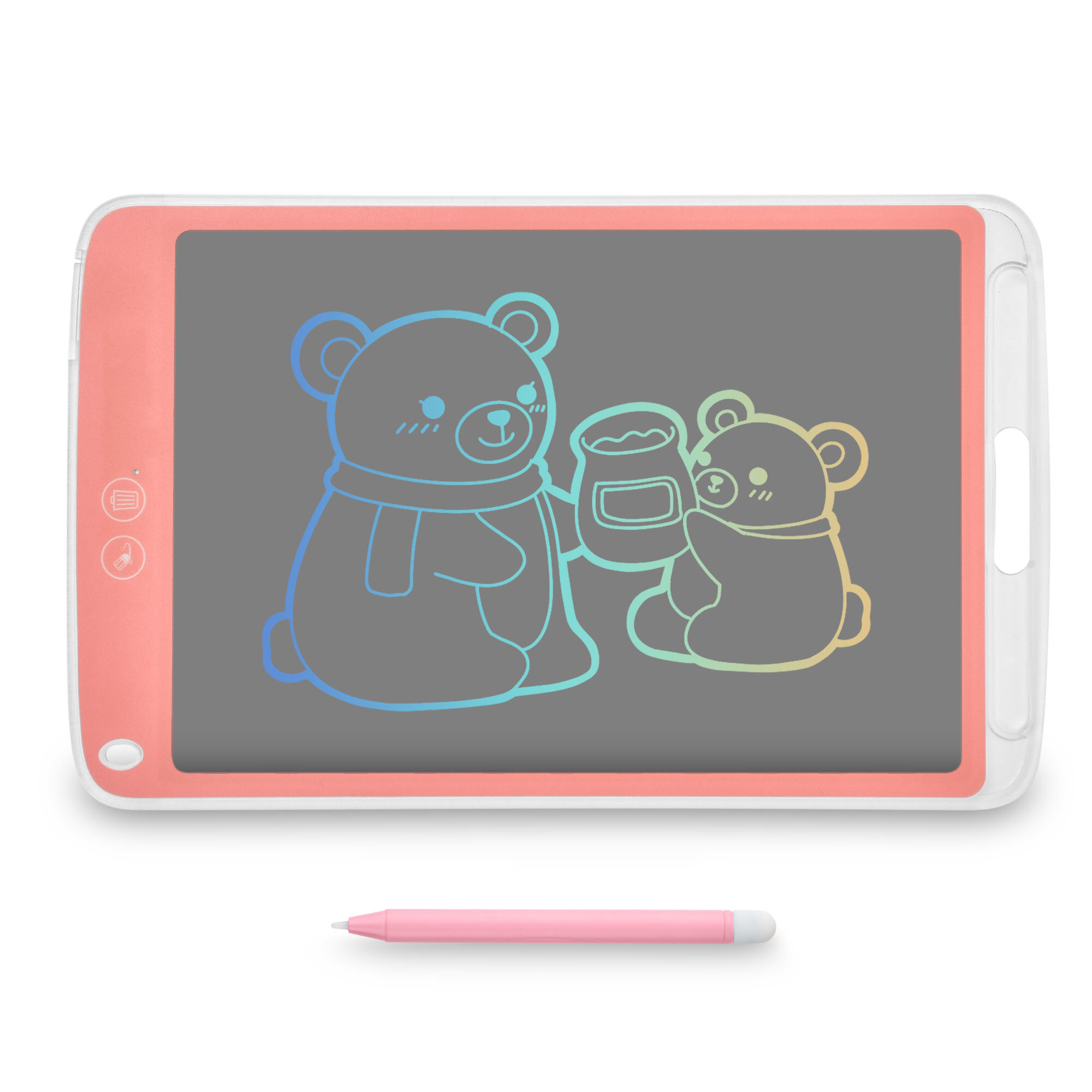 LCD Writing Tablet 10.5 inch Electronic Drawing Pads for Kids Portable Reusable Erasable Ewriter Elder Message Board Digital Handwriting Pad Doodle Board for School Fridge or Office Green 