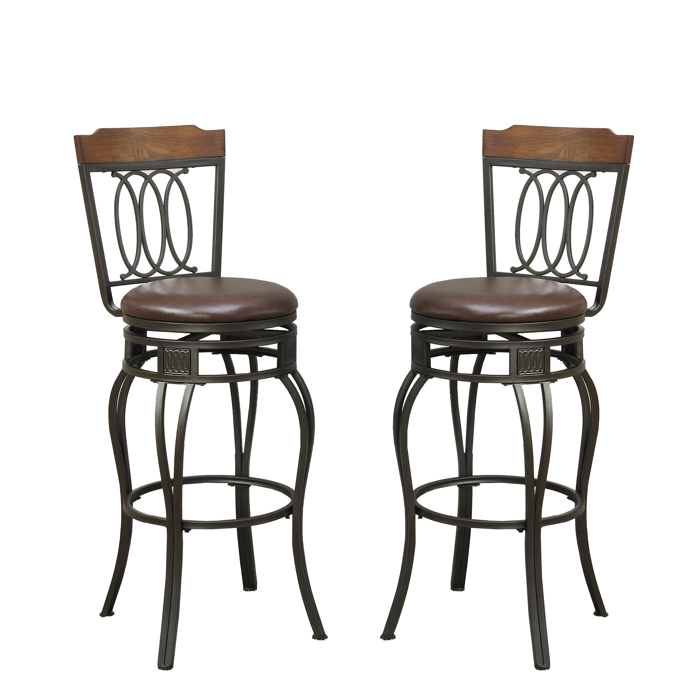 Fleur De Lis Living Callis Swivel Bar & Counter Stool & Reviews Wayfair