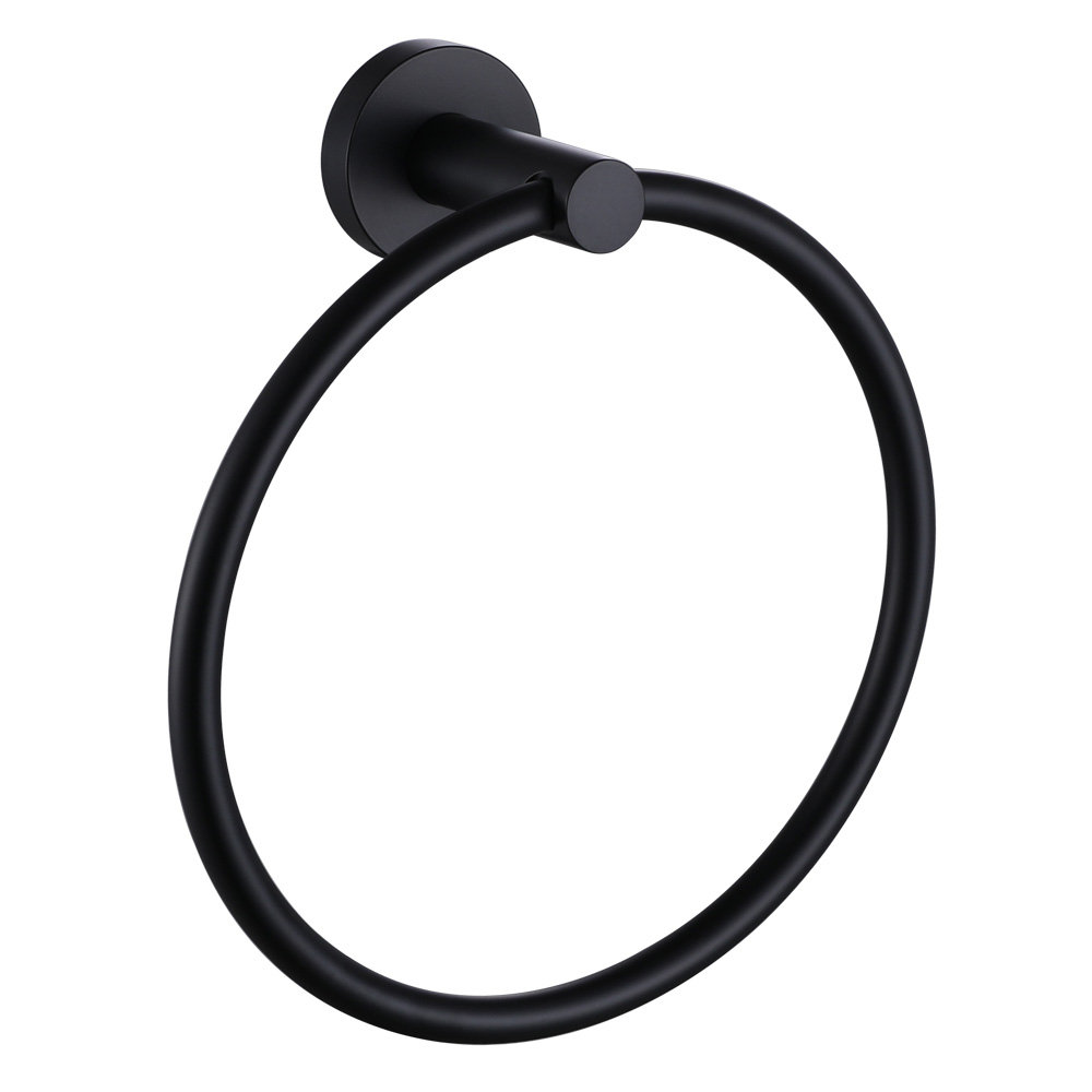 AngleSimple Bathroom Towel Ring & Reviews Wayfair
