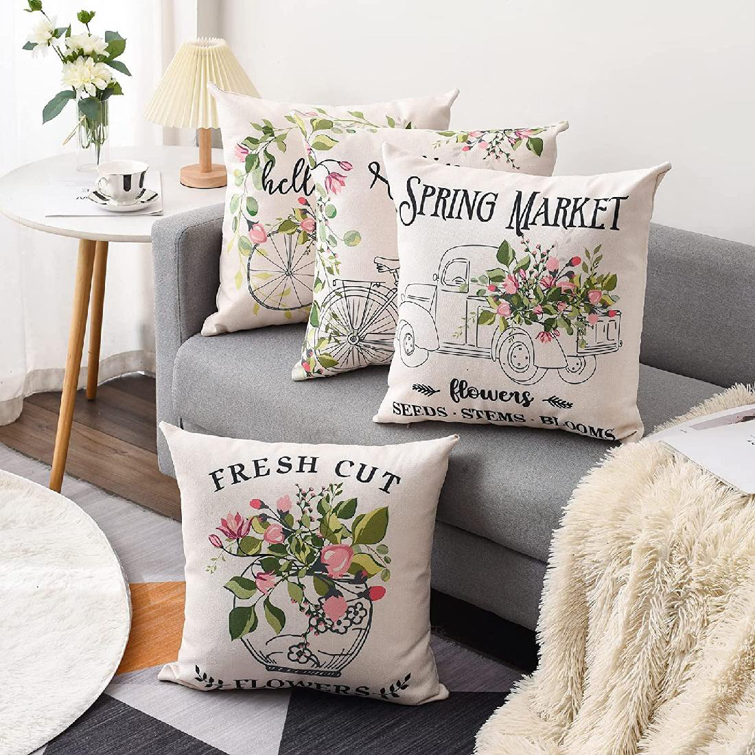 standard throw pillow insert sizes