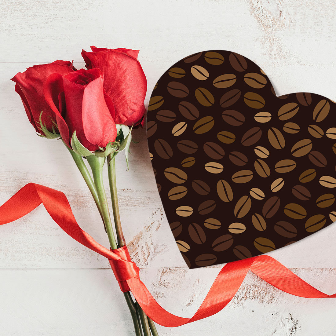 Koyal Wholesale Valentine's Day Heart Shaped Gift Box With Lid, Funny  Coffee Bean, Reusable Heart Box, 8X6, 1-Pack | Wayfair