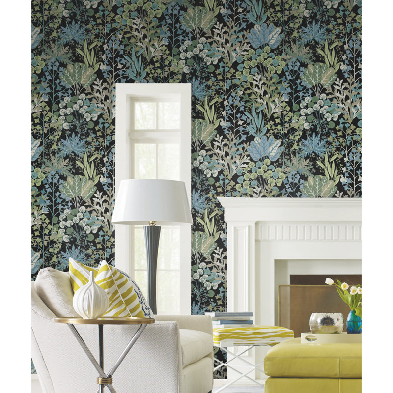 York Wallcoverings Floral Wallpaper | Wayfair