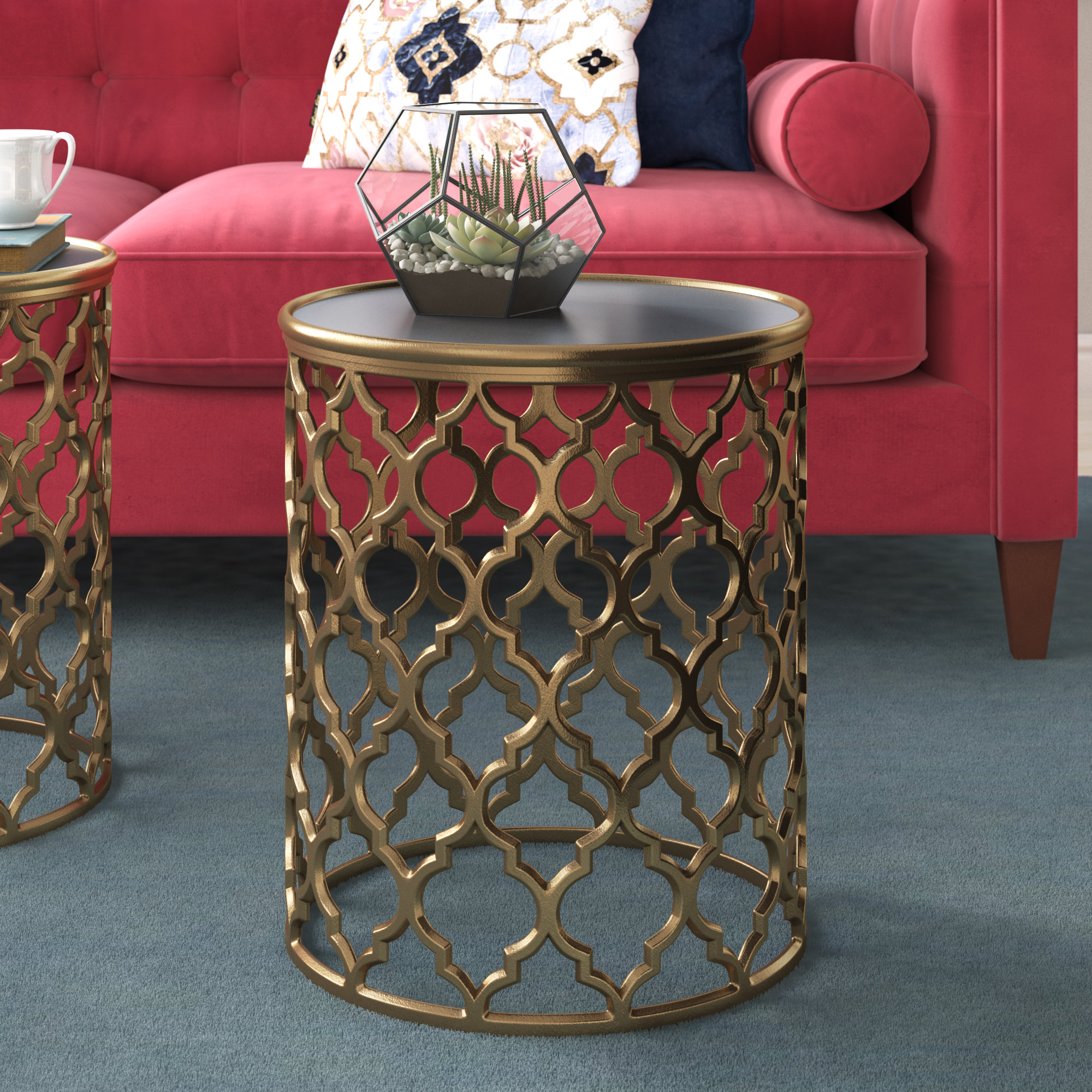 Willa Arlo Interiors Schick Drum End Table & Reviews Wayfair Canada