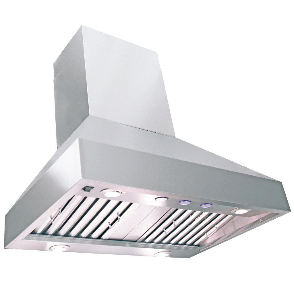 Proline Range Hoods 36 Inches 1200 Cubic Feet Per Minute CFM Ducted