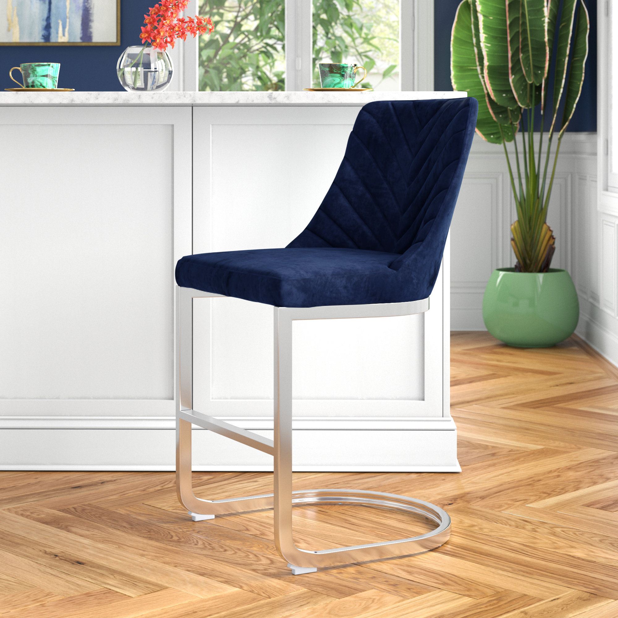 Etta Avenue™ Larissa 25.5'' Counter Stool & Reviews Wayfair