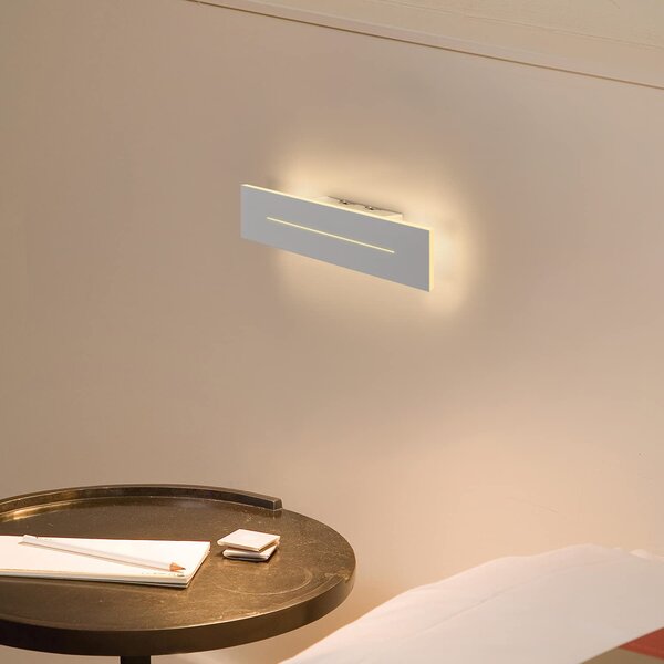 LED Stab Wand Strahler Chrom Lampe Schlaf Zimmer Flur Beleuchtung Design Leuchte 