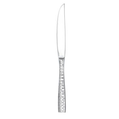Set of 12 Fortessa Lucca Faceted 18/10 Stainless Steel Flatware Solid Handle Butter Knife 