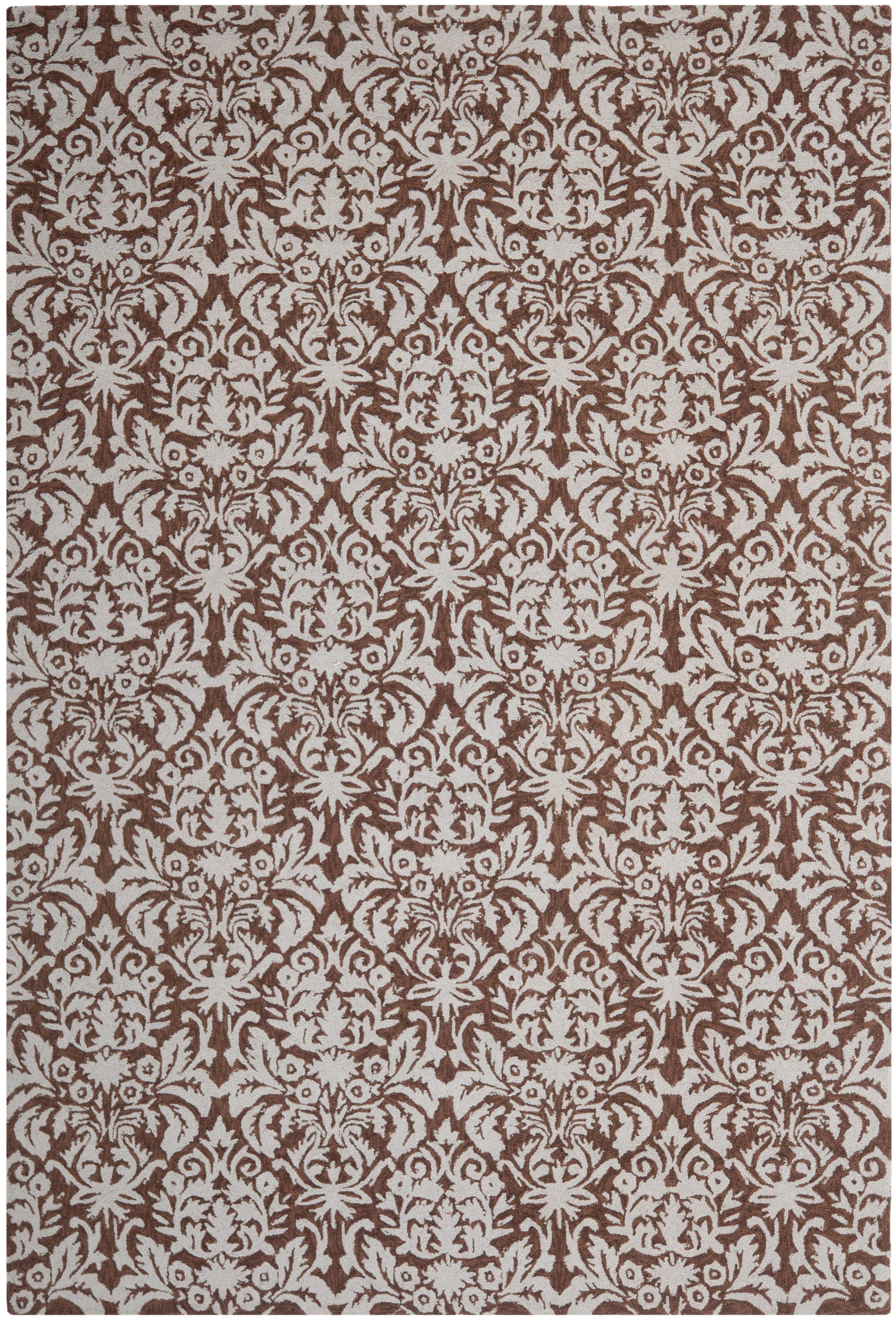 Lark Manor Hollander Handmade Looped/Hooked Wool Brown Rug & Reviews |  Wayfair
