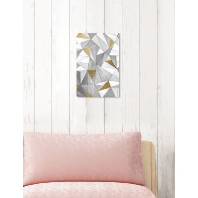 George Oliver Triangular Wall by Oliver Gal - Graphic Art & Reviews ...