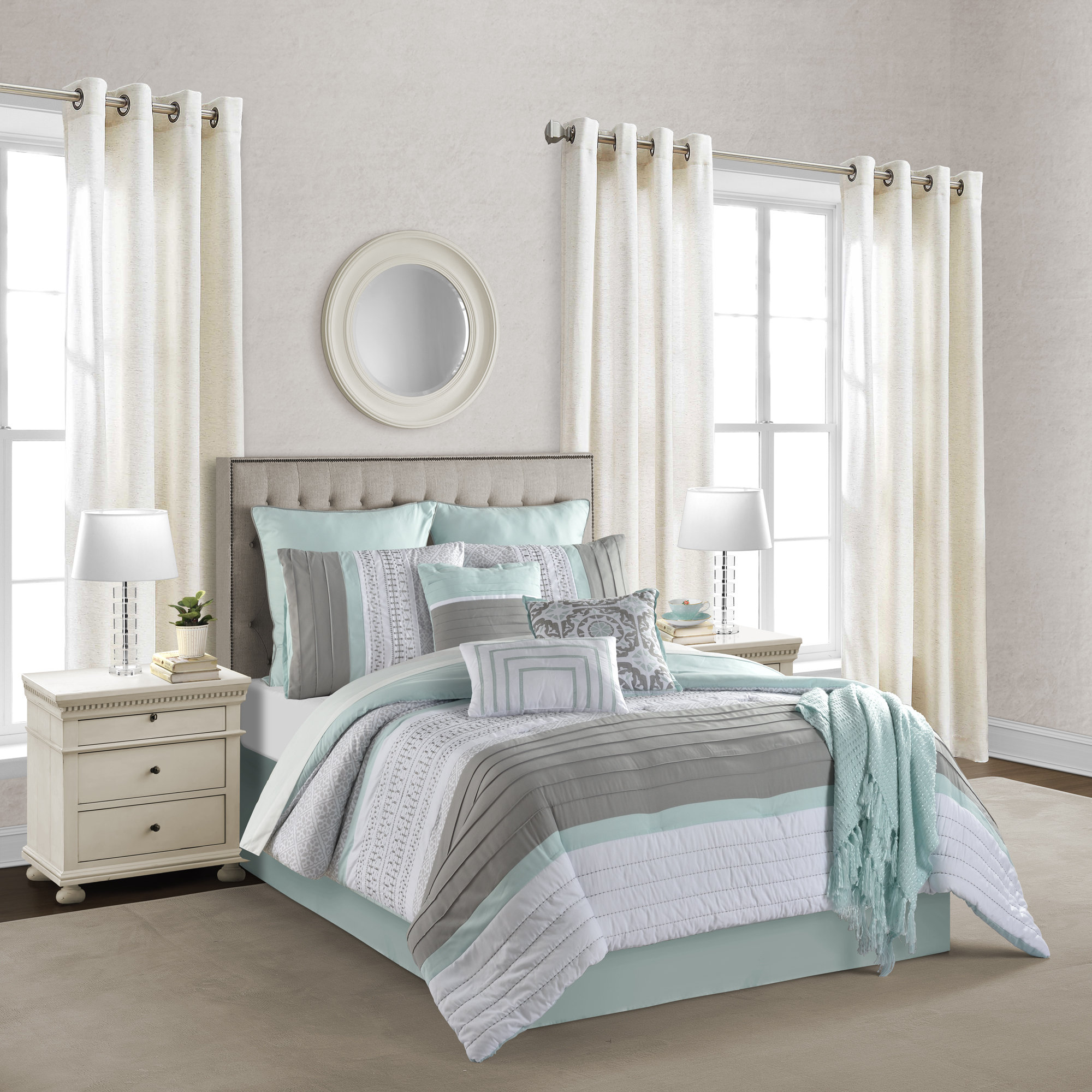 Lanwood Home Mia 10Piece Comforter Set Wayfair Canada