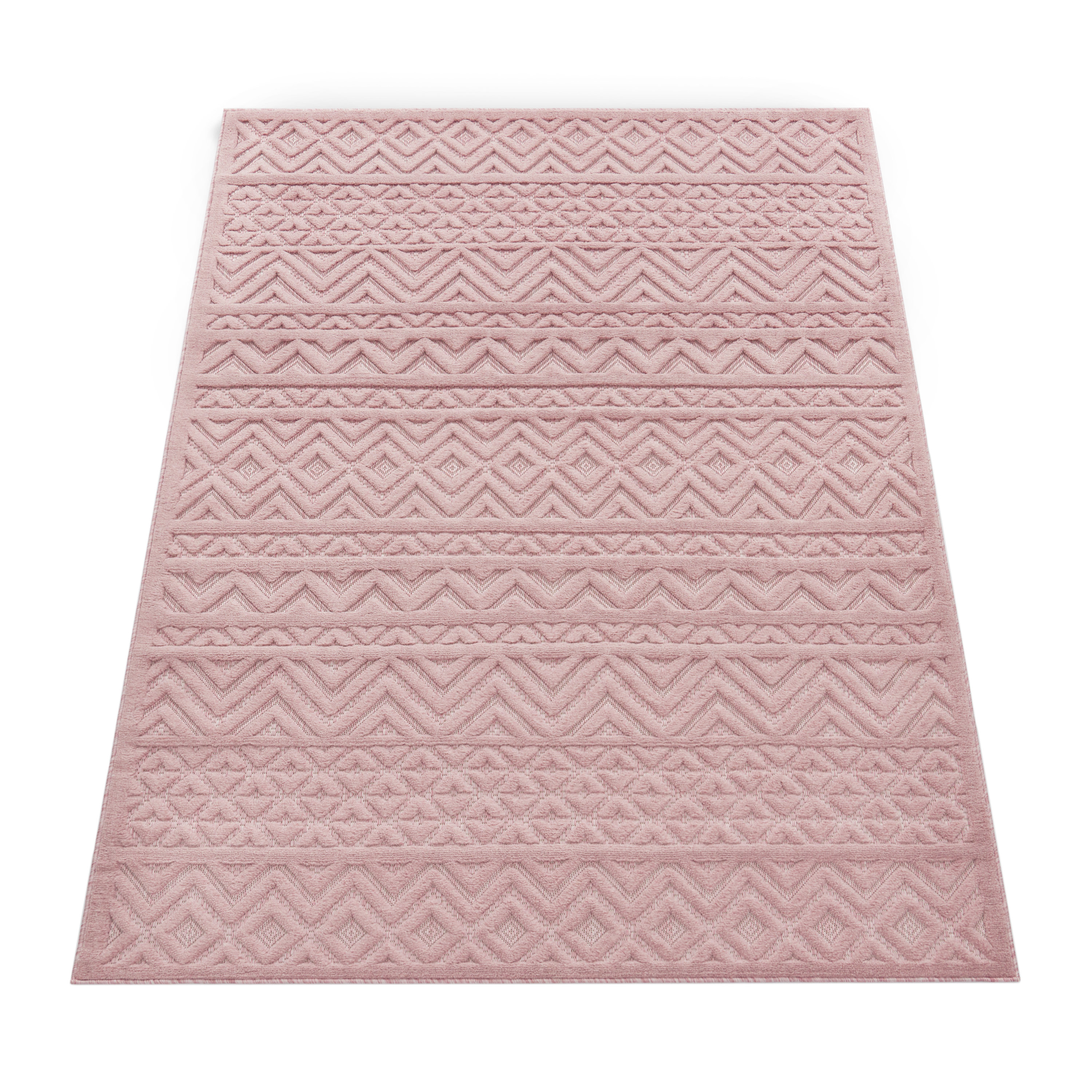 Union Rustic Javy Pink Indoor/Outdoor Rug Wayfair