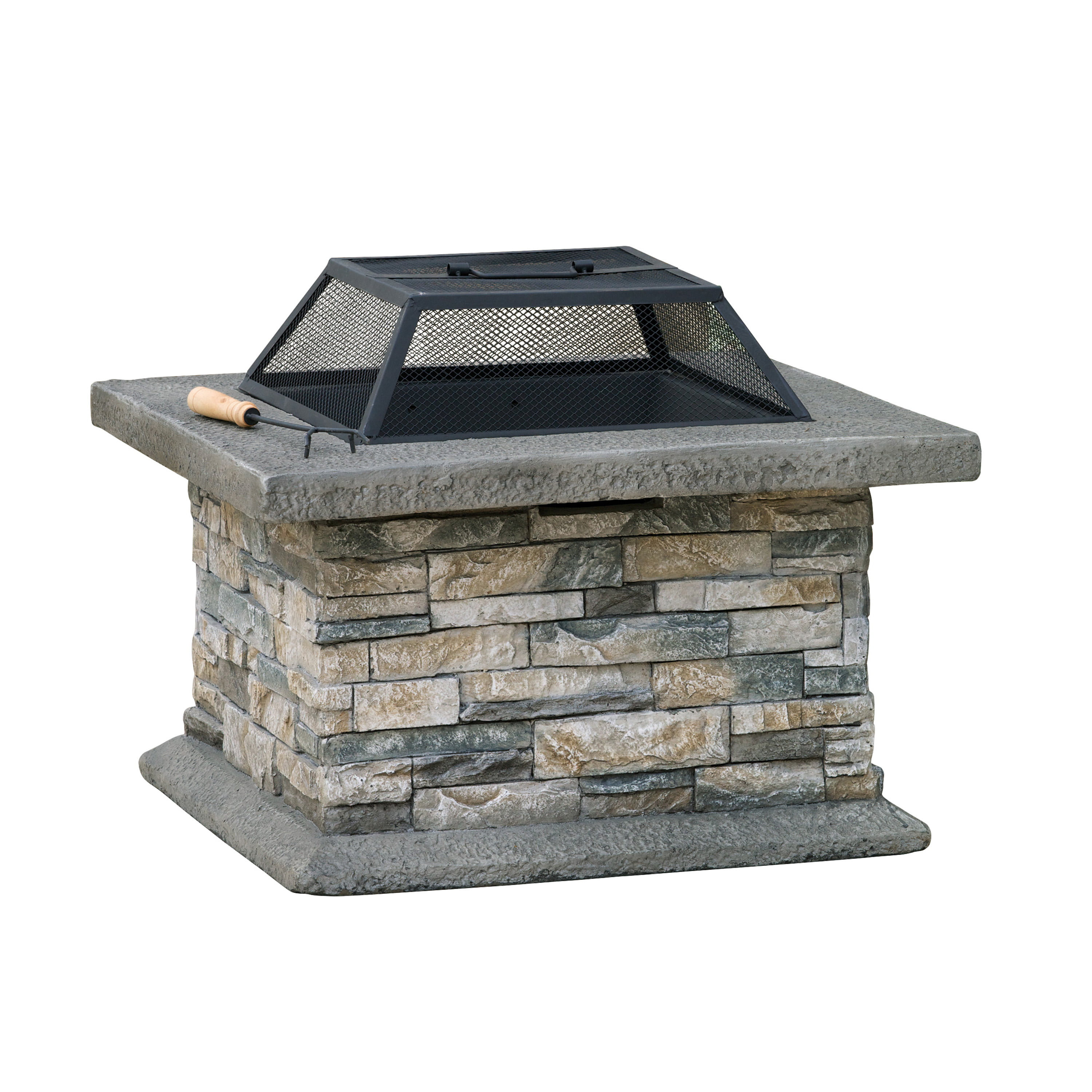 Outdoor Natural Stone Fire Pit Ideas
