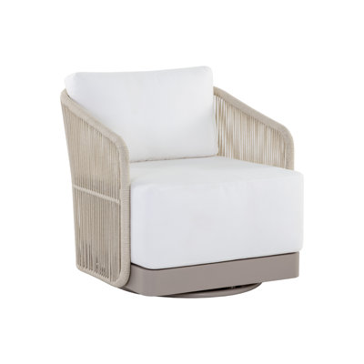 Swivel Patio Chair with Cushions