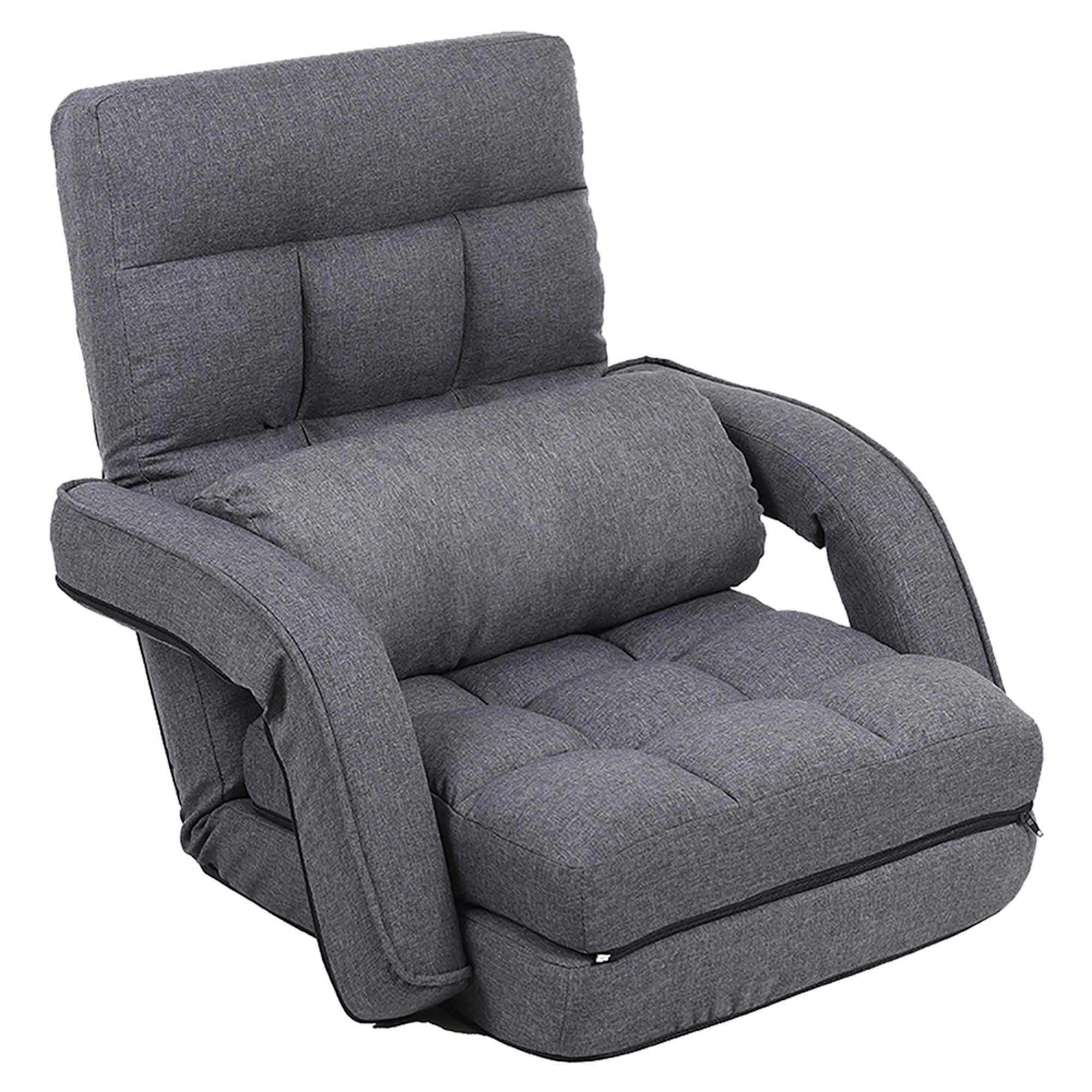 Trule Reclining Ergonomic Floor Game Chair in Gray Wayfair