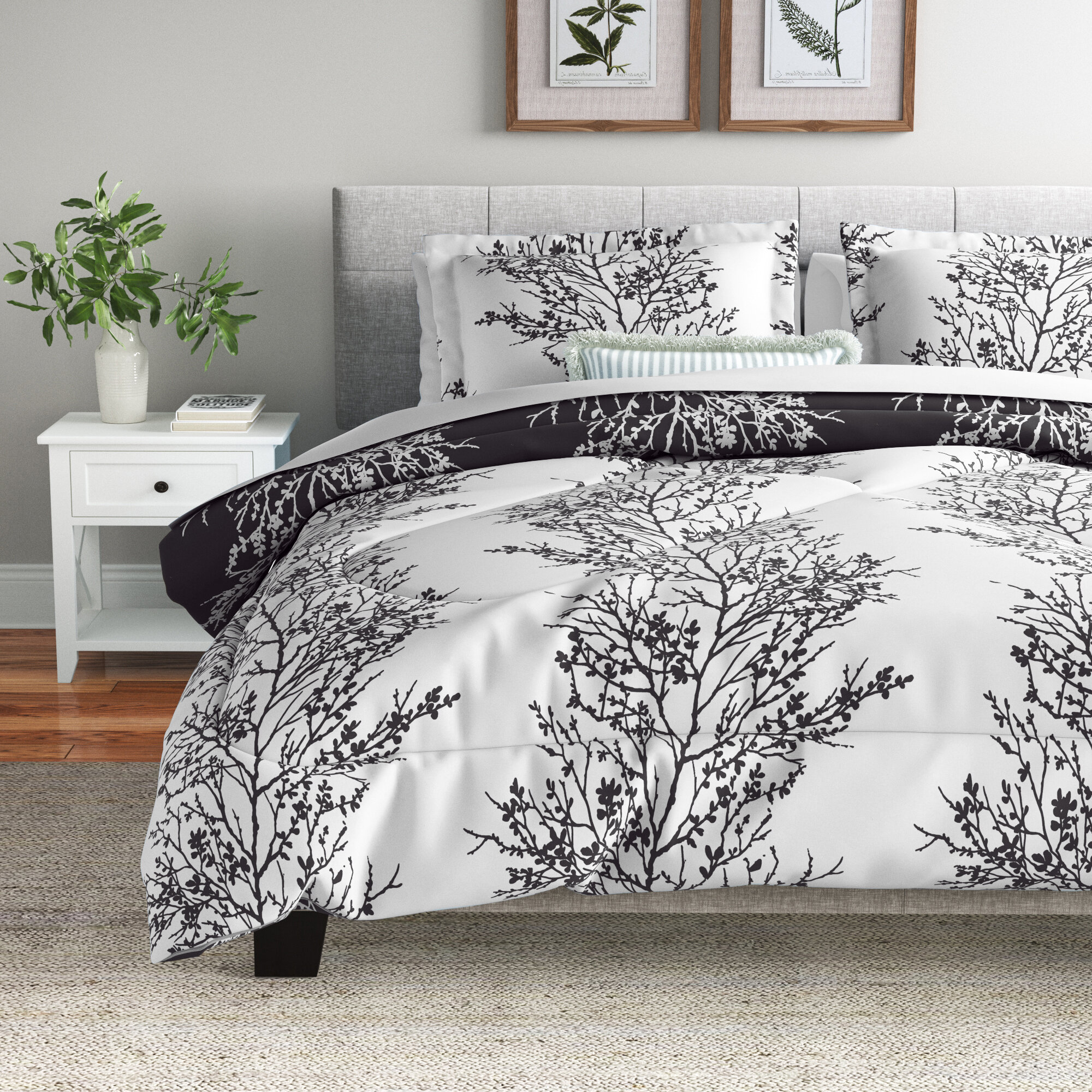 Details about   Ivory 8 Piece  Bed in a Bag Comforter Sheet Set Shams Bedding Microfiber Linens 