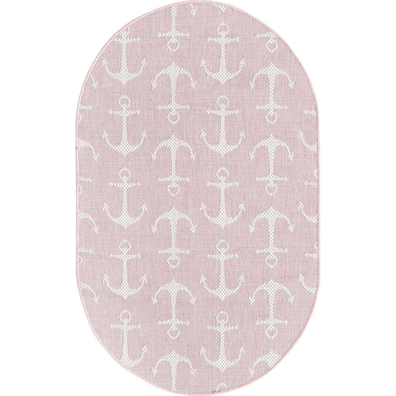 Sand & Stable Brentwood Pink Indoor/Outdoor Rug & Reviews | Wayfair